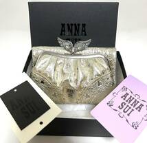 【新品未使用】ANNA SUI 財布 ニケ 羽 翼 幸運 ラッキー アナスイ 星 スター 金 ゴールド_画像9