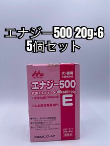 森乳 エナジー500 20g×6包 5個セット