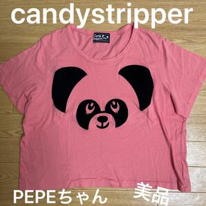 candystripper pepeちゃん　Tシャツ　ピンク　美品　サイズ2