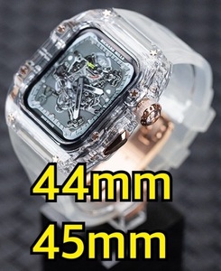 44mm 45mm clear RG*RST*apple watch* Apple watch * case custom Raver Golden concept Golden Concept liking .