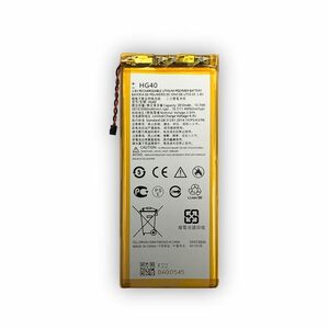 For Moto G5 Plus バッテリー HG40 互換バッテリー 3.8V 3000mAh 取り付け工具セット (Moto G5 Plus)