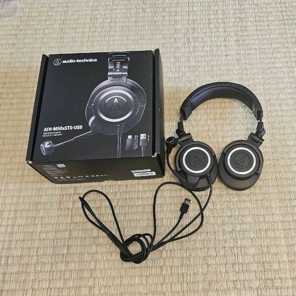 中古　Audio Technica (オーディオテクニカ) ヘッドセット ATH-M50xSTS-USB USB接続 