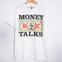 XXL ACDC MONEY TALKS ロック Tシャツ リアーナ ブラックピンク_画像1