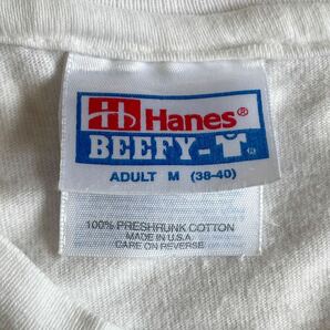 90s J.DAVID アート Tシャツ USA製 Hanes BEEFY 綿100 Made On Earth ビンテージの画像5