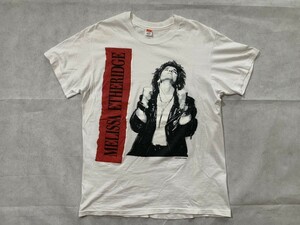 80s MELISSA ETHERIDGE Tシャツ HANES L ヴィンテージ USA製 バンド バンT 90s