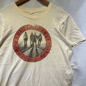 希少! 70s BAD COMPANY バンド Tシャツ USA製 ビンテージ バッドカンパニー バンT 80s 90s