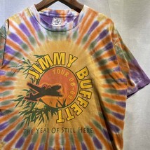 00s JIMMY BUFFETT “HONOLULU” Tシャツ USA製 タイダイ バンド ビンテージ バンT 90s_画像1