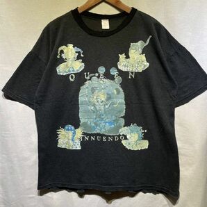 希少! 90s Queen “INNUENDO” バンド Tシャツ XL ビンテージ クイーン バンT 80sの画像1