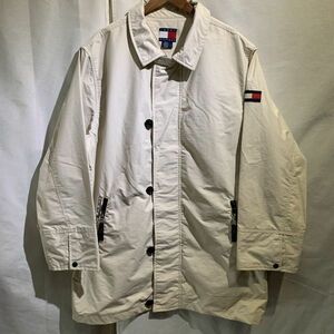 90s TOMMY HILFIGER 初期 セーリングコート ヴィンテージ ナイロン ジャケット トミーヒルフィガー OLD 80s