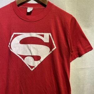 70s SUPERMAN Tシャツ USA製 sportswear ヴィンテージ アメコミ DC COMICS スーパーマン 80s 90s