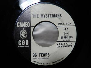 ? & The Mysterians-96 Tears★イタリアOrig.Juke Box白ラベ7”