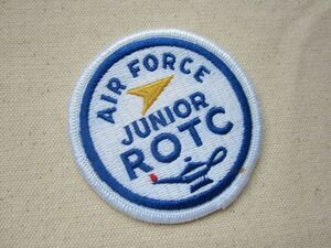ミリタリー AIR FORCE JUNIOR ROTC 陸海空軍 学校 ワッペン/パッチ USA 古着 アメリカ アメカジ カスタム キャップ ワークシャツ 381