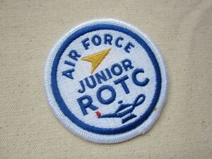 ミリタリー AIR FORCE JUNIOR ROTC 陸海空軍 学校 ワッペン/パッチ USA 古着 アメリカ アメカジ カスタム キャップ ワークシャツ 381