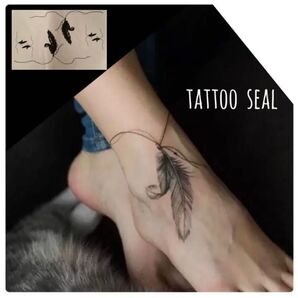 タトゥーシール*羽根 アンクレット