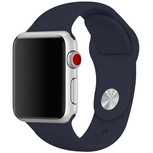 【本体サイズ42・44mm用】【3-ミッドナイトブルー】Apple Watch シリコン スポーツバンド アップルウォッチ【Series1.2.3.4.5.6.SE対応】