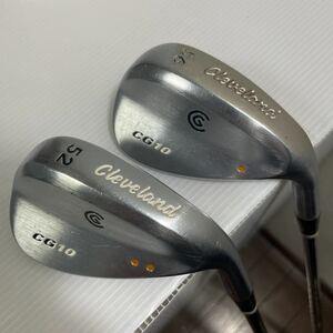 希少スペック ウェッジ2本セット Cleveland CG10 CMM 52° 56° N.S.PRO 850GH Sフレックス クリーブランド 番830