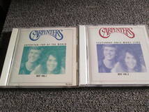 【送料無料】中古 CD 2組セット★CARPENTERS/BEST Vol.1+Vol.2 ☆カーペンターズ ベスト Vol.1+Vol.2 ベスト/BEST DCI 83267,83268_画像1