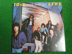  【送料無料】中古レコード ★10cc　☆LIVE AND LET LIVE 2枚組 国内盤 LP SFX-10030-31 ②