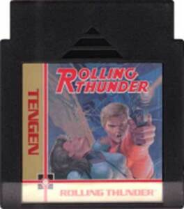 海外限定版 海外版 ファミコン ローリングサンダー Rolling Thunder Tengen NES