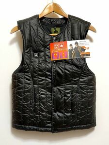 新品 LOGOS ヒートユニット ベスト 黒 S ロゴス ②