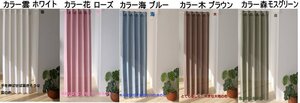 防炎アコーディオンのれん防炎アコーディオンカーテン100×200cm【自然】juuku/花　色はピンクローズ花の色でお届けします。