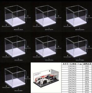 【各種サイズあり】フィギュアケース コレクション ディスプレイ 組立て　コレクションケース uvカットアクリル製