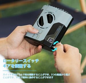 【価格破壊セール】超強風の多機能携帯扇風機！USB充電式ファン！手持ち/腰掛け/首掛け（ホワイト）