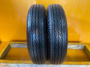 【R250】9.5分山 ブリヂストンV600 155/80R14 88/86N LT 2本