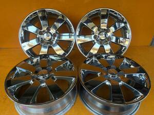 【AA350】ホイール4本*日産RAYS16×6JJ 5穴 PCD114.3 +48