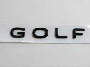 VW フォルクスワーゲン ゴルフ8 GOLF リア エンブレム ブラック 艶有り