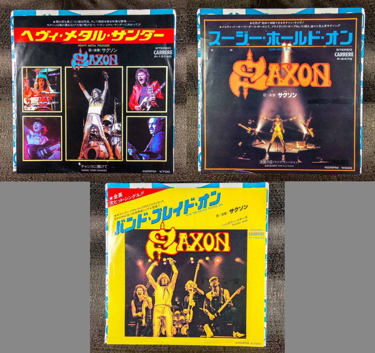 ヤフオク! -「saxon」(レコード) の落札相場・落札価格