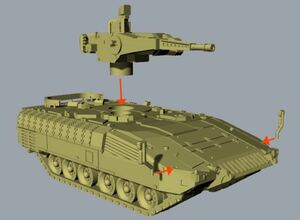 1/144 未組立 Germany Puma Infantry Fighting Vehicle (fine detail) Resin Kit (S2725)