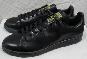 アディダス スタンスミス 2015年製 JP28.5cm S74934 天然皮革 ADIDAS STANSMITH ブラック 黒 