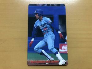  Calbee Professional Baseball card 1990 year . mountain ..( Yakult ) No.115