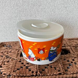 Moomin×KFC レンジ　保存容器　キャニスター　オレンジ