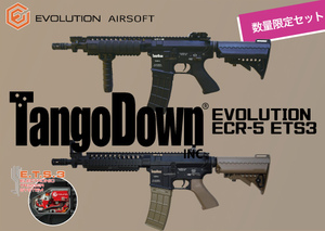 EvolutionエヴォリューションTangoDown Evolution フルメタル電子トリガー搭載電動ガン ECR-5 ETS3 ブラック タンゴダウン