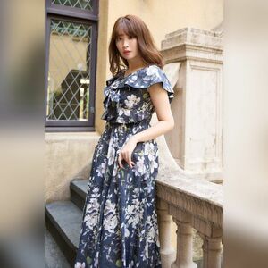 Anemone Ruffled Long Dress