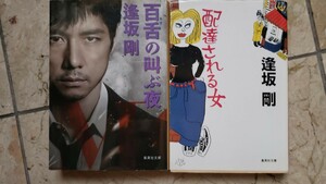 2冊セット　百舌の叫ぶ夜＋ 配達される女 逢坂剛 (集英社文庫) 西島秀俊/wowowドラマ化 　　【管理番号Ycp本54-307】