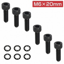 【送料無料】レカロ シート 固定用 高強度 ボルト 内歯set M6×20 6本set SR1/2/3/4/5 LX LS LT A8 Cクラシック エルゴメド オルソペド_画像1