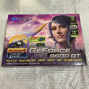 ビデオカード GIGABYTE/ギガバイト GEFORCE 9600GT GV-NX96T512H rev.3.0 現在の動作未確認