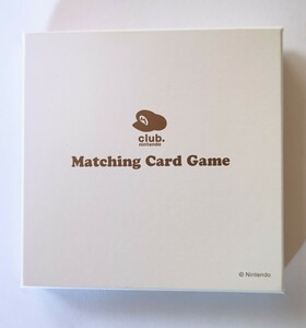 ☆早いもの勝ちの即決出品　クラブニンテンドー マッチングカードゲーム 任天堂　非売品　神経衰弱　スーパーマリオシリーズ　人気　