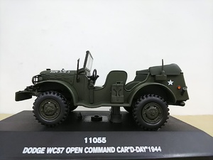 ■ SUN STARサンスター 1/43 11055 DODGE WC57 OPEN COMMAD CAR ”D-DAY” 1944 アメリカ陸軍 軍用車 モデルミニカー