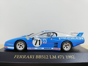 ■ ixo modelsイクソ FER006 1/43 Ferrari BB512 #71 Le Mans 1982 フェラーリ レーシングモデルミニカー