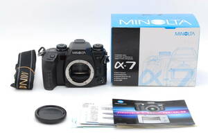 [B品]MINOLTA α-7★シリアル一致元箱★ボディ★2993