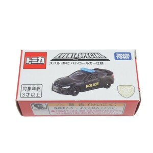 Y680【新品・未開封】トミカ博 2023 入場者特典 記念品 スバル BRZ パトロールカー仕様 黒 ブラック 非売品 箱付き トミカ TOMICA トミー