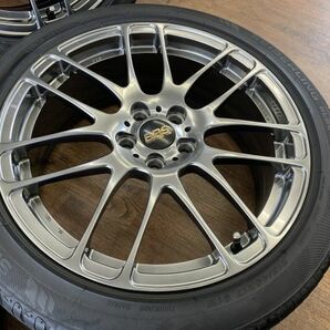 §決算SALE!BBS RE-L2 RE5010美品(17X7J+48 100-5H)セイバーリング 215/45R17(215/45-17)プリウス/カローラツーリング/CT/カローラスポーツの画像3