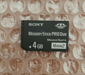 SONY　メモリースティックPRO Duo　4GB