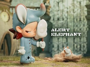 POPMART ZSIGA We're So Cute シリーズ Alert Elephant ポップマート ジィシーガ フィギュア 内袋未開封