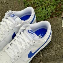 ナイキ ダンク ロー レトロ NIKE DUNK LOW RETRO ホワイト/ハイパーロイヤル DV0831-104 US9.5 27.5CM_画像3