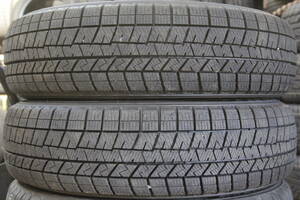 ジA/条件付送料無料 新品級 21年製 9.9分山 DUNLOP WINTERMAXX WM03 145/65R15 72Q 2本セット 三菱 アイ i フロント用 冬タイヤ